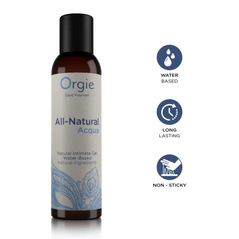 Лубрикант - Orgie ALL-NATURAL ACQUA, 150 ML