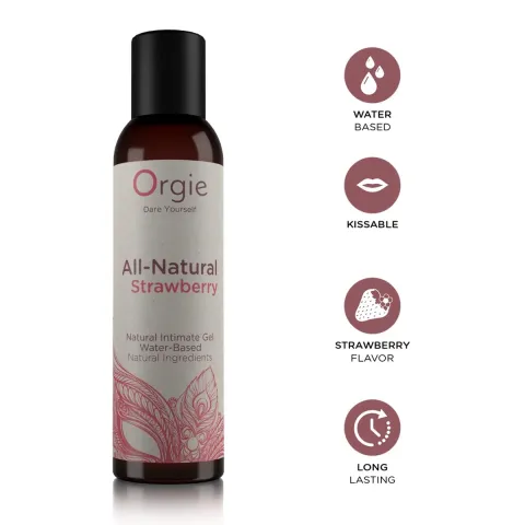 Смазка для орального секса — Orgie All-Natural Strawberry, 150 мл