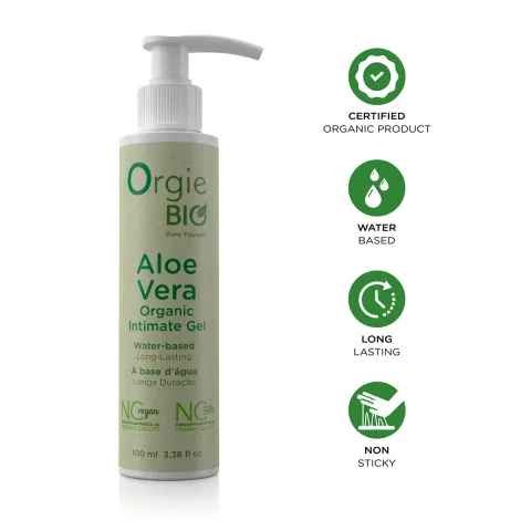 Лубрикант - Orgie Bio Organic Intimate Gel Aloe Vera, 100 мл