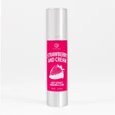 Лубрикант - Secret Play Strawberry & Cream, 50 мл