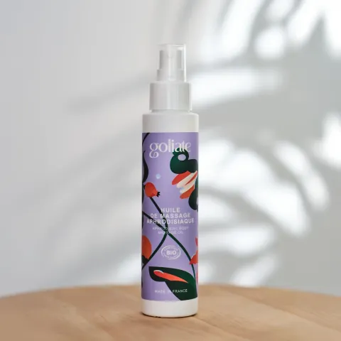 Массажное масло Goliate Huile De Massage Aphrodisiaque 100 мл, органическое, с согревающим эффектом