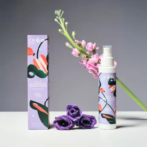 Массажное масло Goliate Huile De Massage Aphrodisiaque 100 мл, органическое, с согревающим эффектом