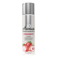 Масажна олія JO Aromatix Scented Massage Oil Strawberry, полуниця, 120 мл