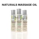 Массажное масло JO Naturals Massage Oil Peppermint & Eucalyptus с эфирными маслами (120 мл)
