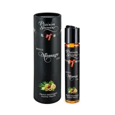 Plaisirs Secrets Exotic Fruits Massage Oil (59 мл) с Aphrodisiacs Edible, подарочная упаковка