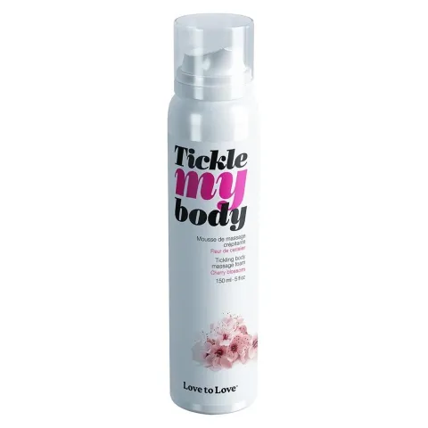 Увлажняющая массажная пена Love To Love TICKLE MY BODY Cherry Blossom (150 мл)