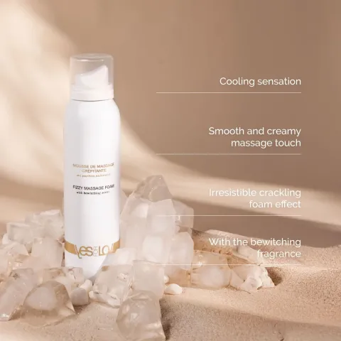Масажна піна YESforLOV FIZZY MASSAGE FOAM with bewitching scent 150 мл, квітковий аромат