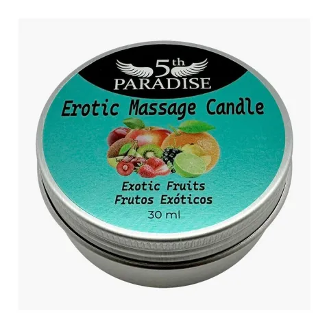 Массажная свеча — 5th Paradise Erotic Massage Candle Exotic Fruits, экзотические фрукты, 30 мл