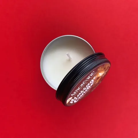 Масажна свічка - Amoreane Massage Candle Praline Rocher, праліне, 30 мл