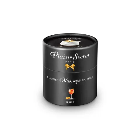 Массажная свеча Plaisirs Secrets Spritz (80 мл) подарочная упаковка, керамические посуды
