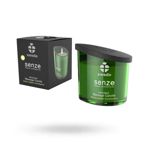 Масажна свічка - Swede Senze Arousing Lemon Pepper Eucalyptus, 50 мл