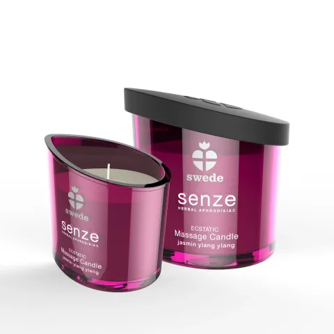 Массажная свеча — Swede Senze Ecstatic Jasmine Ylang Ylang, 50 мл