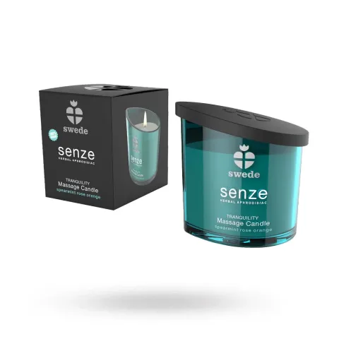 Массажная свеча — Swede Senze Tranquility Spearmint Rose Orange, 50 мл