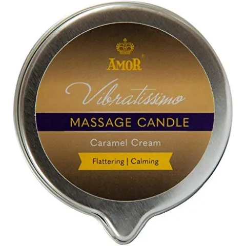 Массажная свеча — Vibratissimo Caramel Cream, 100 мл