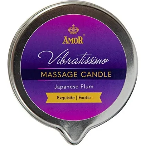Массажная свеча — Vibratissimo Japanese Plum, 100 мл