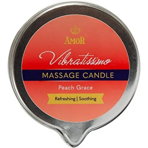 Массажная свеча — Vibratissimo Peach Grace, 100 мл