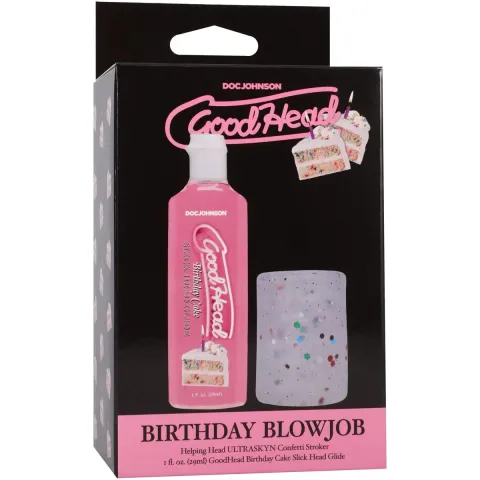 Набір для мінету Doc Johnson GoodHead Birthday Blowjob Kit