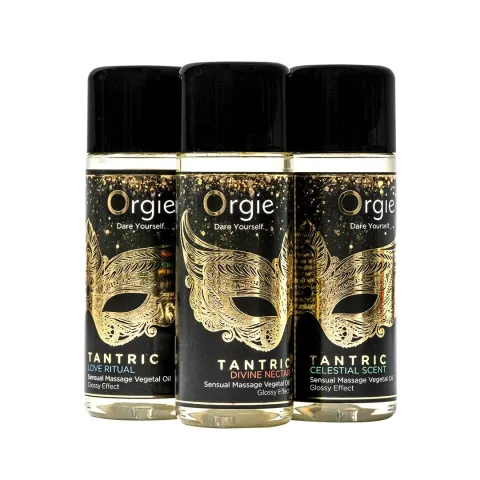 Набор масел для тантрического массажа Orgie – Tantric Mini Size Collection (3×30 мл), увлажнение
