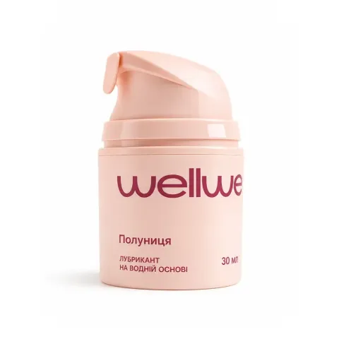 Оральный лубрикант WellWet со вкусом клубники, 30 мл