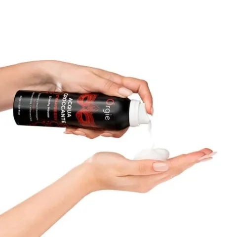 Масажна піна - Orgie Acqua Croccante Strawberry, полуниця, 150 мл