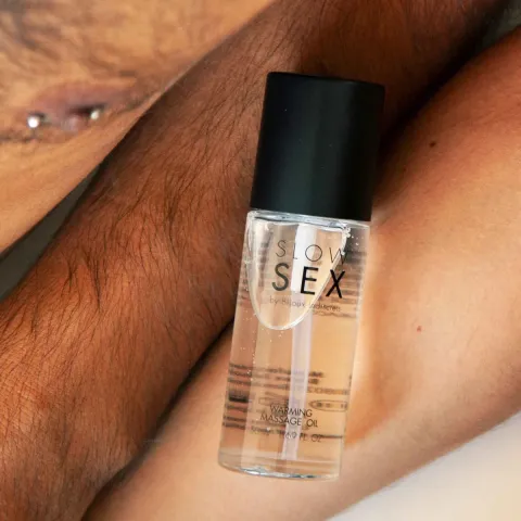 Согревающее пищевое массажное масло Bijoux Indiscrets Slow Sex Warming massage oil