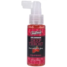 Doc Johnson GoodHead DeepThroat Spray — сладкая клубника 59 мл для глубокого минета