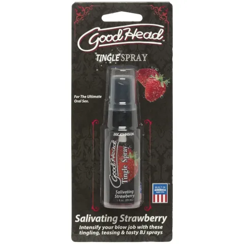 Спрей для минета Doc Johnson GoodHead Tingle Spray — Strawberry (29 мл) со стимулирующим эффектом