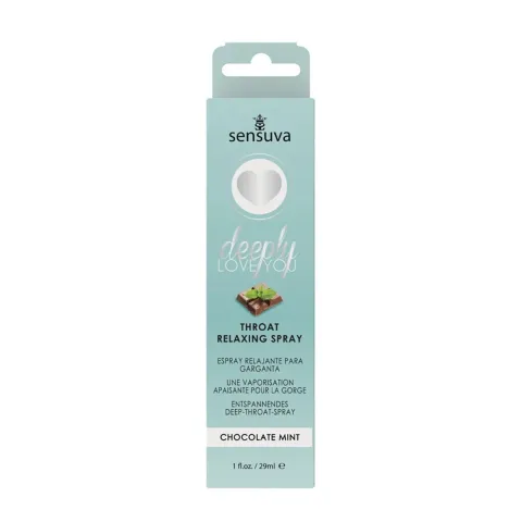 Спрей для минета Sensuva Deeply Love You Chocolate Mint (29 мл), для глубокого минета