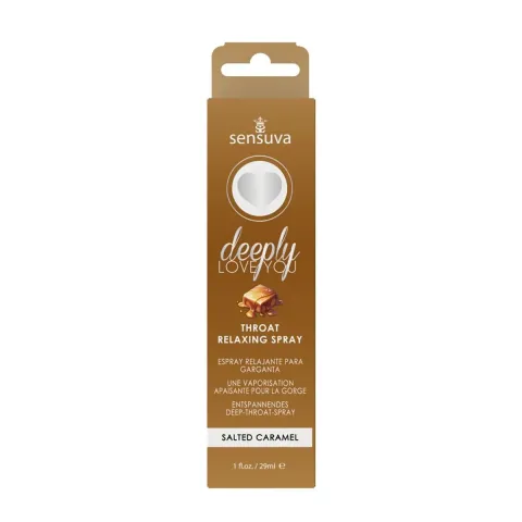 Спрей для мінету Sensuva Deeply Love You Salted Caramel (29 мл), для глибокого мінету