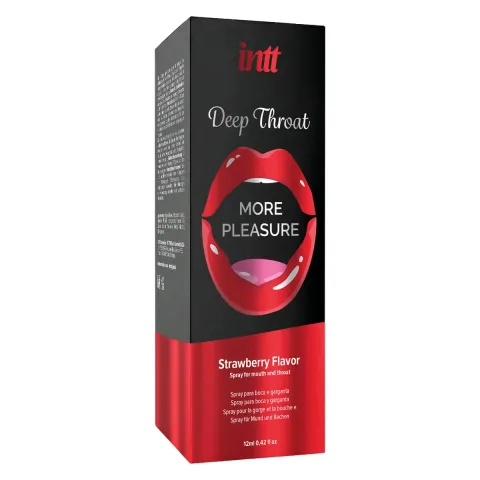 Спрей для глубокого минета — Intt Deep Throat Strawberry, 12 мл