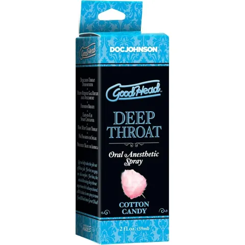 Спрей для минета Doc Johnson GoodHead DeepThroat Spray — Cotton Candy 59 мл для глубокого минета