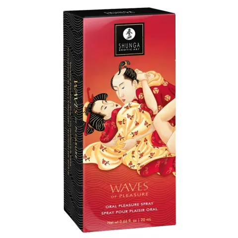 Спрей для усиления слюноотделения Shunga Waves of Pleasure Strawberry Sparkling Wine