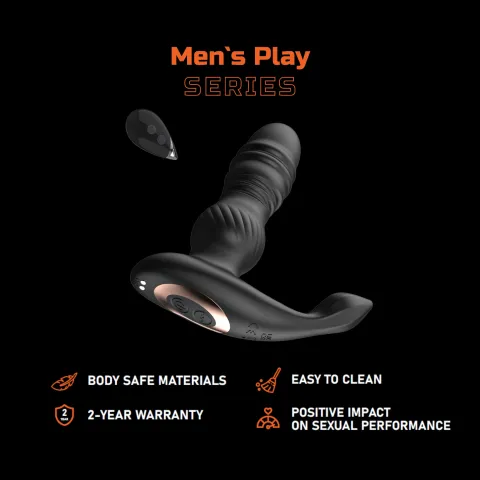 Массажер простаты — Erospace Men’s Play Thrusting Prostate Massager B4