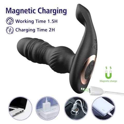 Массажер простаты — Erospace Men’s Play Thrusting Prostate Massager B4