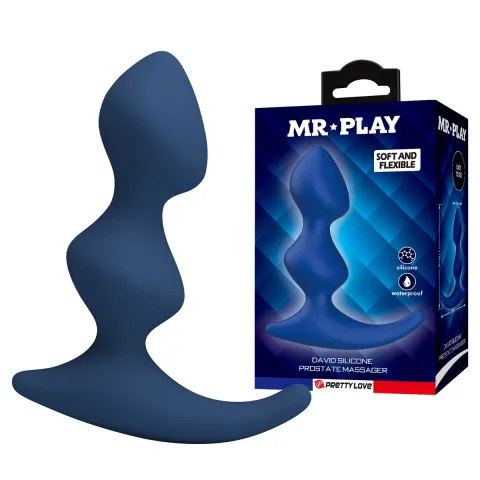 Масажер простати - Mr. Play David Silicone Prostate Massager