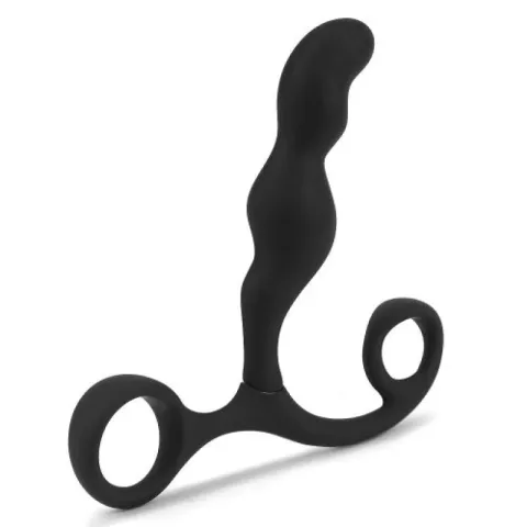 Масажер простати - Anal Indulgence Collection Ultimate Silicone P-Spot Teaser Black