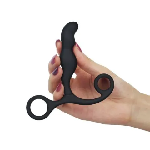Масажер простати - Anal Indulgence Collection Ultimate Silicone P-Spot Teaser Black