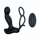 Масажер простати B-Series Wibrator-Silicone Massager з функцією нагріву, чорний