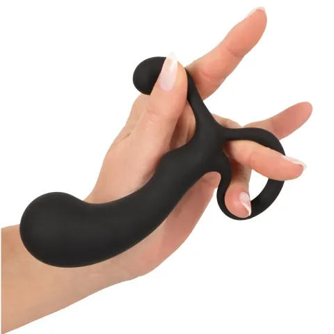 Набір стимуляторів простати - Rebel Mens Gear 3-Piece Prostate Plug Set, чорний