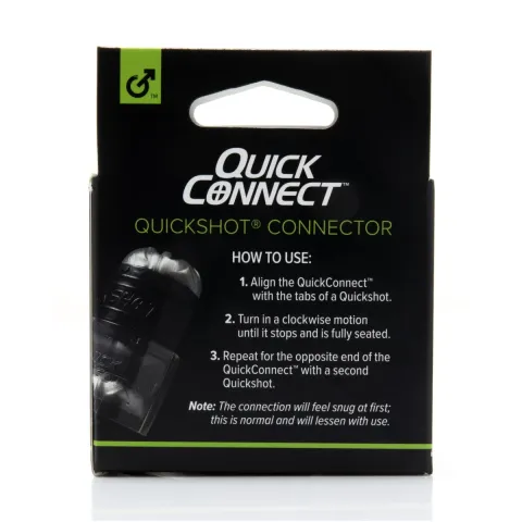Адаптер Fleshlight Quickshot Quick Connect для соединения двух Quickshot в одну игрушку