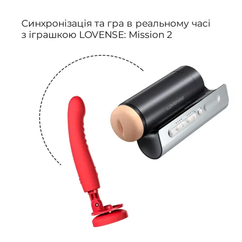 Інтерактивний смарт-мастурбатор Lovense Solace Pro, до 230–300 фрикцій на хвилину, до 14 годин роботи