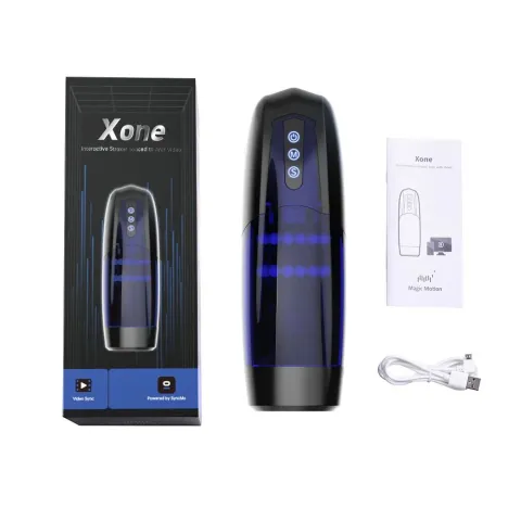 Интерактивный смарт-мастурбатор Magic Motion Xone, имитация фрикционных движений, 10 режимов, кнопка «турбо»