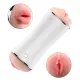 Мастурбатор - FoxShow Vibrating Vagina And Mouth Masturbation Cup