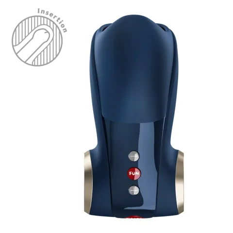 Мастурбатор для головки пениса Fun Factory COBRA LIBRE II Nightblue, 2 мотора, использование без рук