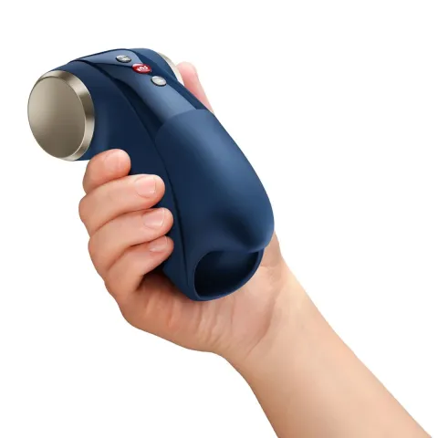 Мастурбатор для головки пениса Fun Factory COBRA LIBRE II Nightblue, 2 мотора, использование без рук