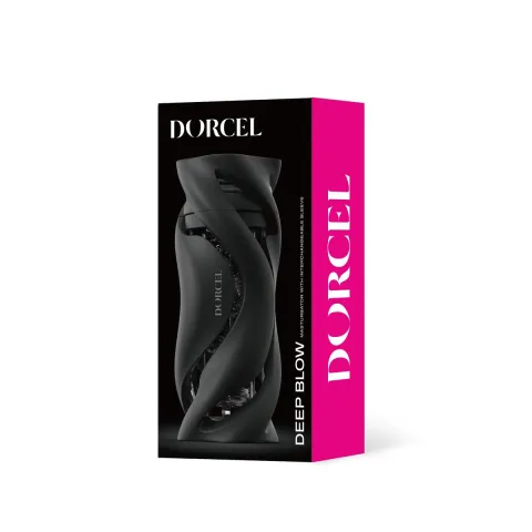Мастурбатор Dorcel DEEP BLOW BLACK, двойное назначение