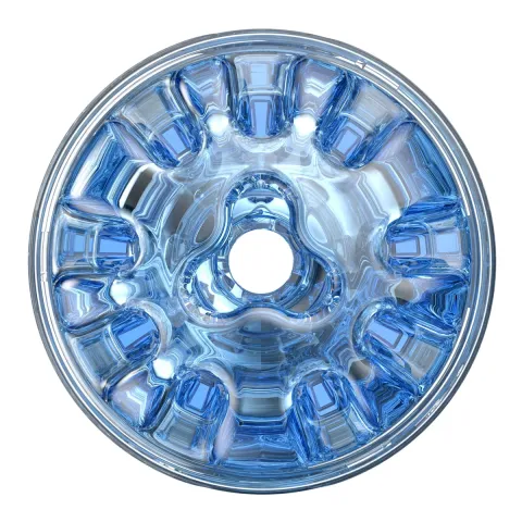 Мастурбатор Fleshlight Quickshot Turbo Blue Ice — компактный, отлично подходит для пар и минета