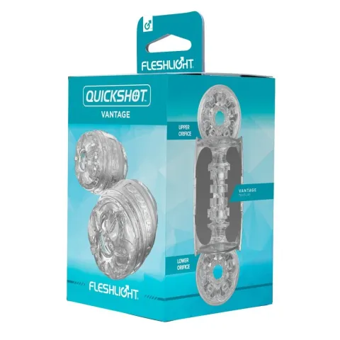 Мастурбатор Fleshlight Quickshot Vantage, компактний, чудово для пар і мінету