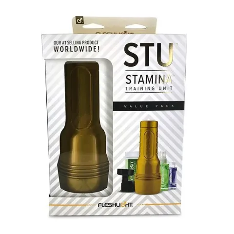 Мастурбатор Fleshlight STU Value Pack: присоска, смазка, очищающее и восстанавливающее средство