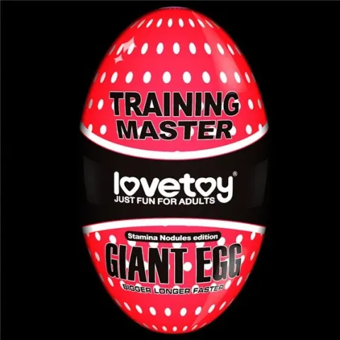 Мастурбатор - Traning Master Giant Egg Masturbator Red